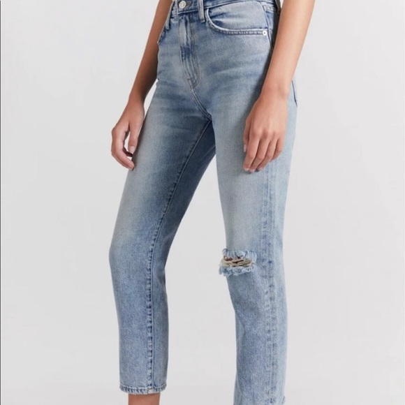 SOLD! ๐ NWT Current/Elliott THE VINTAGE CROPPED SLIM JEAN - Picture 4 of 12